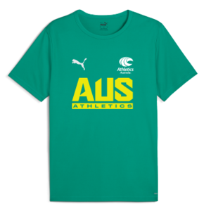 Australian Athletics Supporter Tee - Green