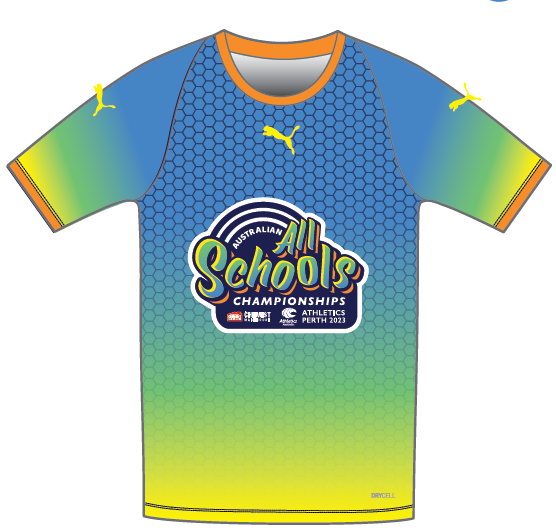 2023 Australian All Schools Championships Event Tee