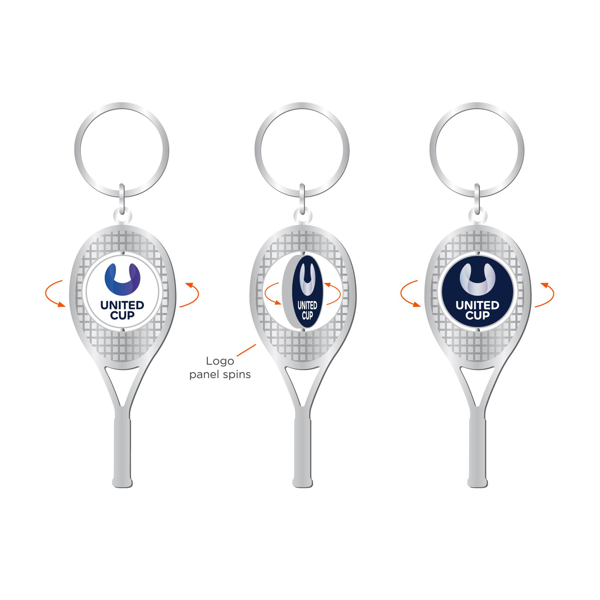 United Cup 2025 Racquet Keyring