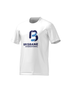 Brisbane International 2025 Logo Tee - White