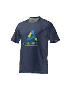 Adelaide International 2025 Youth Logo Tee - Navy