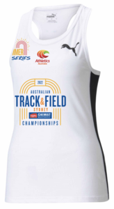 Australian Track & Field Champs Singlet Women's White